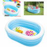 Бассейн овальный INTEX «Весёлый дельфинчик» 57482, 163×107×46 см, 3+